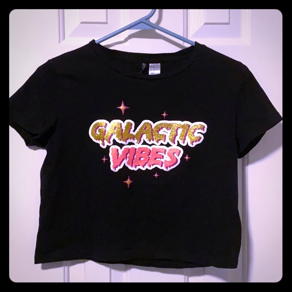 Galactic Vibes Crop Top by Divided